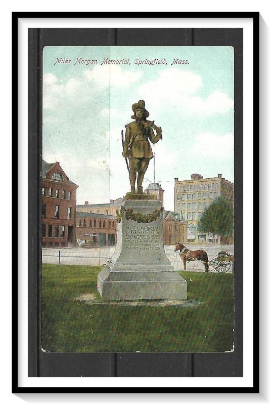 Massachusetts, Springfield - Miles Morgan Memorial - Undivided - [MA-511]