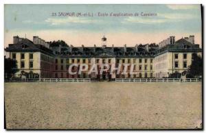 Postcard Old School D & # Saumur Cavalry 39Application