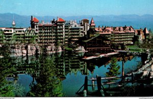 New York New Paltz Mohonk Lake The Lake Mohonk Mountain House