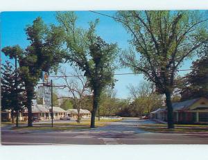 Unused Pre-1980 OLD CARS & HAMPTON PARK MOTEL Camden South Carolina SC M0458