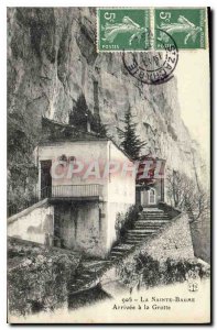 Old Postcard La Sainte Baume Arrive in the Cave