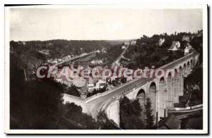 Postcard Old viaduct Dinan