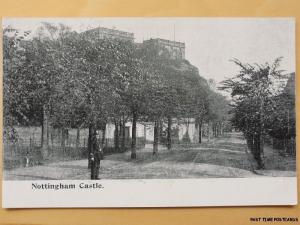 c1905 - Nottingham Castle - showing standing policeman