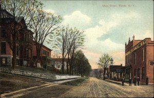 Fonda New York NY Main Street c1910 Vintage Postcard