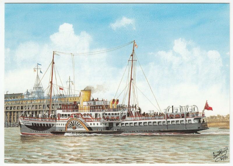 Passenger Ship Series, PS Royal Eagle, Built 1932 PPC, Unused, Ian H Boyd