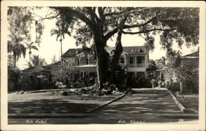 Hilo Hawaii HI Hilo Hotel c1940s-50s Real Photo Postcard