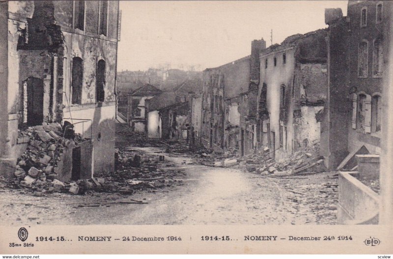 NOMENY, Meurthe Et Moselle, France, 1914-1915