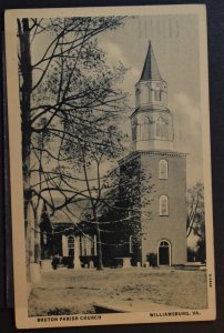 Williamsburg, VA - Bruton Parish Church - 1945