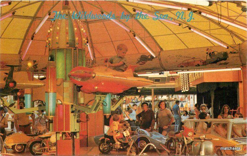 1960s Sportsland Pier Wildwood by the Sea New Jersey Interior Amusement 5858