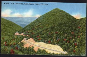 Virginia ~ U.S. Route 60 near BUENA VISTA - LINEN