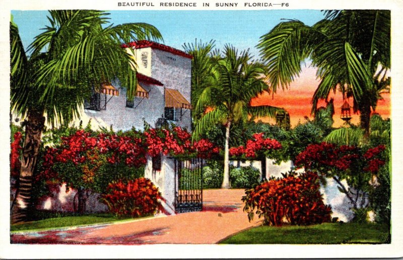 Florida A Beautiful Residence 1939