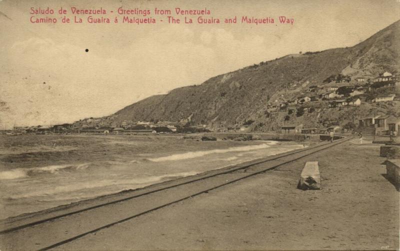 venezuela, MAIQUETIA, Camino de La Guaira (1910s) 