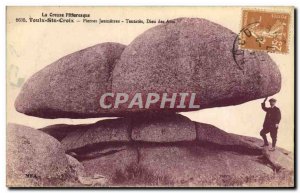 Old Postcard Toulx Ste Croix Stones Jaumâtres Teutates God of Arts