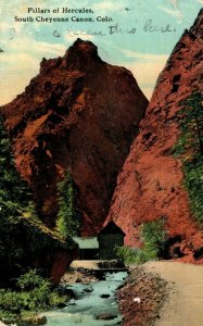 C.1910 Pillars Of Hercules, South Cheyenne Canon, Colo. P111