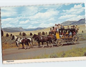 Postcard Stagecoach, Yellowstone National Park, Wyoming