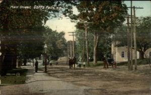 Goffs Falls NH Main Street Scene c1910 Postcard