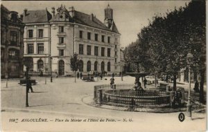 CPA Angouleme- Place du Murier,Hotel des Postes FRANCE (1073686)