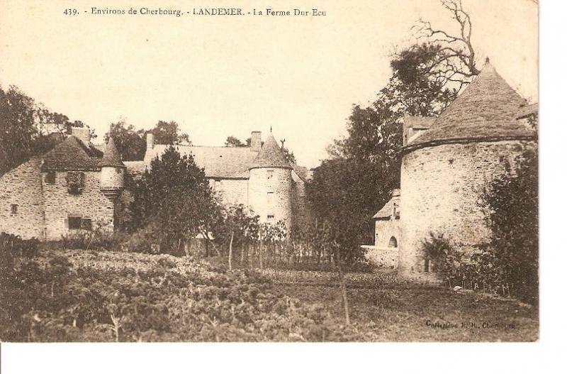 Postal 028807 : Environs de Cherbourg - Landemer. La ferme Dur-Ecu..