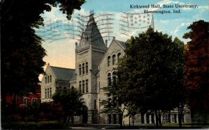 Indiana Bloomington Kirkwood Hall State University 1919