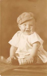 Young boy with a hat Melton Odell Davis Age 7 months 1928 Child, People Photo...