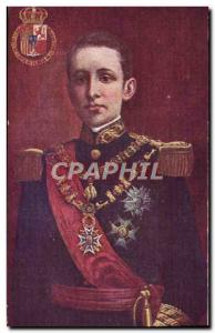 Old Postcard Alfonso XIII