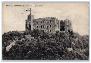 1912 View of Maxburg Castle near Hambach Neustadt Germany Posted Postcard