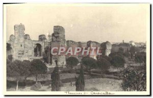 Old Postcard Roma Caracalla