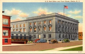 New York Elmira Post Office and Court House Curteich
