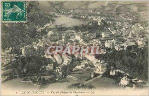 Old Postcard La Bourboule view Charlanne tray