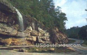 Bridal Veil Falls in Franklin, North Carolina