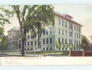 Pre-1907 HIGH SCHOOL Portsmouth New Hampshire NH A1909