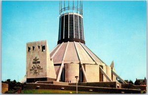 The Roman Catholic Cathedral Liverpool England Paddy's Wigwam Postcard