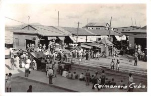 Caimanera Cuba Harbor Scene Real Photo Vintage Postcard AA8790