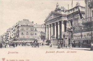 Belgium Brussels Boulevard Anspach La bourse