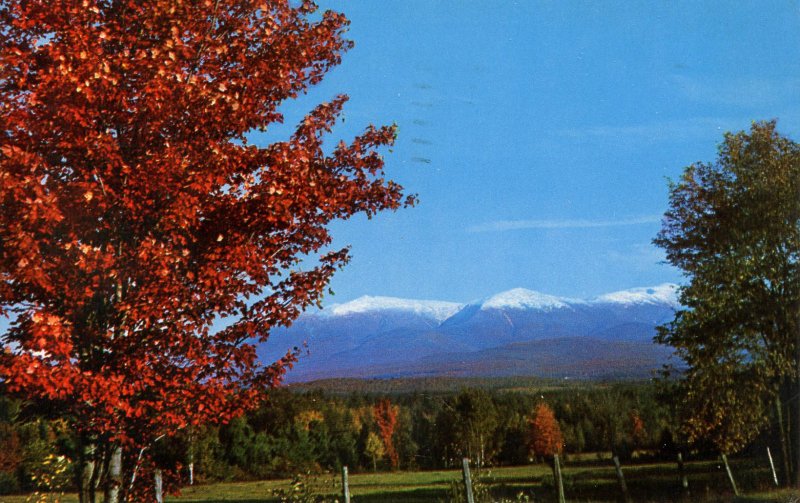 NH - The Presidential Range in Autumn from Whitefield