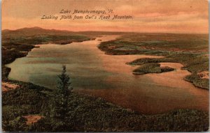 Vermont Lake Memphremagog Looking North From Owl's Head Mountain 1908