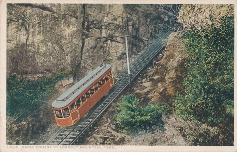 Cable Incline Railway Car on Lookout Mountain TN, Tennessee - DB - Det Pub