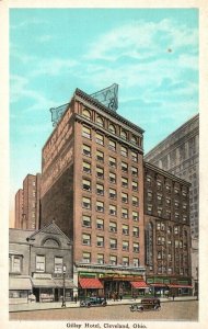 Vintage Postcard 1920's View of The Gillsy Hotel Cleveland Ohio OH