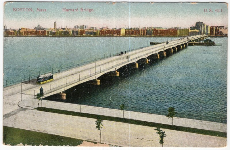 Boston, Mass, Harvard Bridge