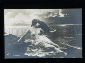 3134738 Semi-NUDE Lady MERMAID NYMPH vintage PHOTO PC