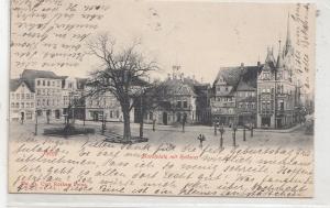 B82314 peine markplatz mit rathaus  germany front back image