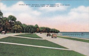 Double Beach Driveway Along The Mississippi Gulf Coast The Beauty Spot Of Ame...