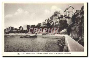 Old Postcard Dinard The Green Cafe of Stars and the new promenade