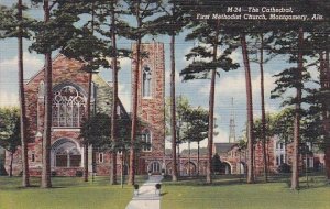 Alabama Montgomery The Cathedral First Methodist Church 1945