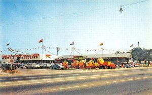 Downey CA Supply Sergeant Store Old Cars Trucks  Postcard
