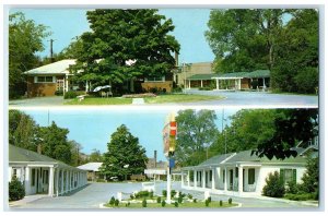 c1960's Blue Ribbon Court Exterior Roadside Shelbyville Tennessee TN Postcard