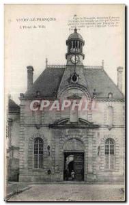 Old Postcard Vitry le Francois Marne the Hotel de Ville