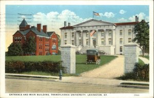 Lexington Kentucky KY University Cars 1910s-30s Postcard
