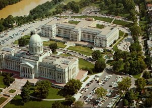 Kentucky Frankfort Aerial View Of State Capitol and Annex