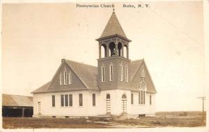 Burke New York Presbyterian Church Real Photo Antique Postcard K53273